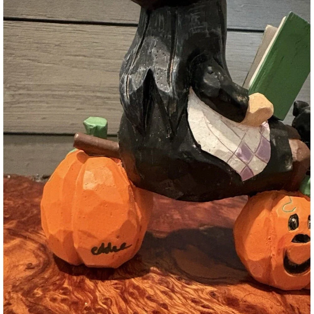 Vintage Eddie Walker Halloween Witch N Spells Figurine Used